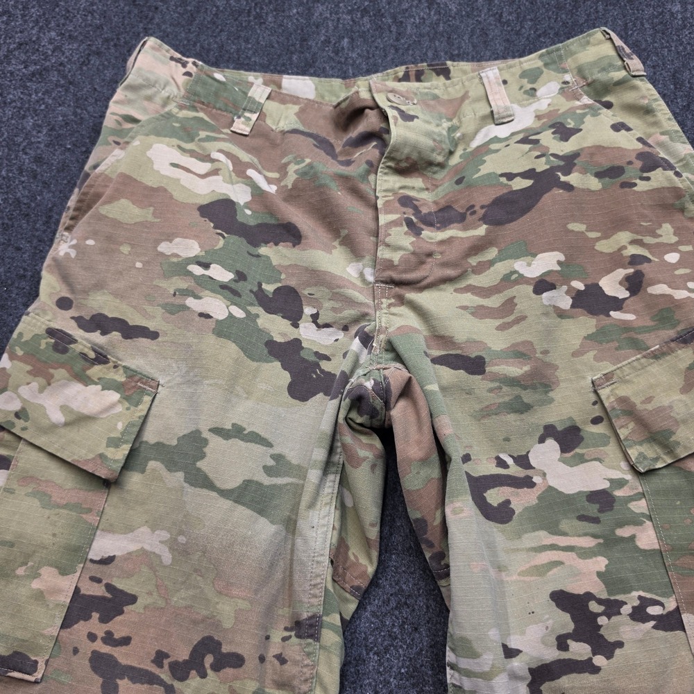 US Military Cargo Pants Mens Medium Short Multicam OCP Ripstop Insect Shield